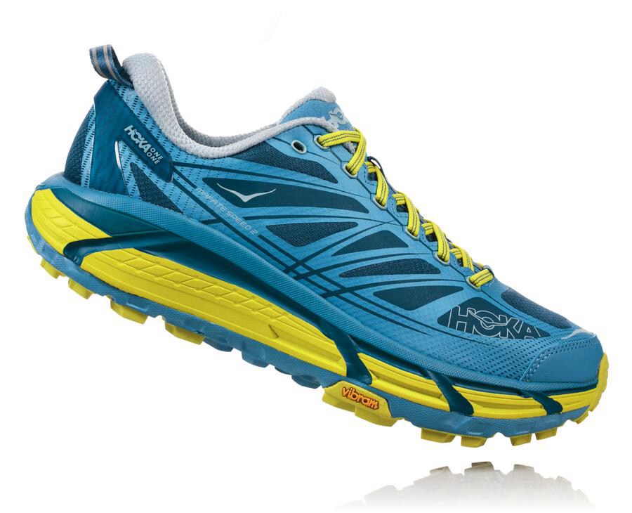 Hoka Australia One One Mafate Speed 2 - Mens Trail Shoes Blue - QKNHG-9621